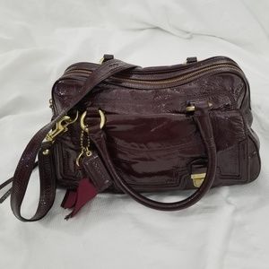 Authentic COACH patent leather handbag